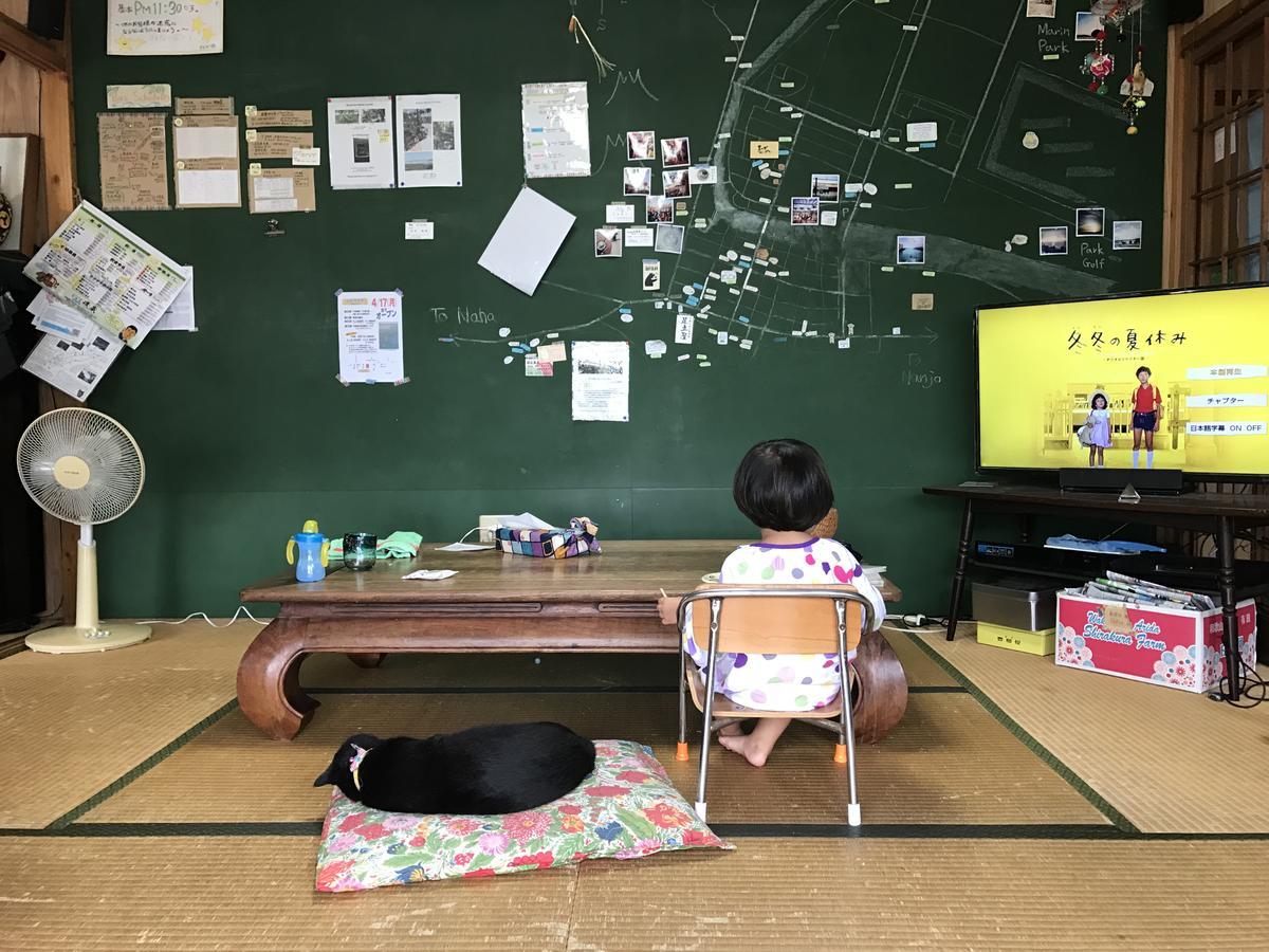 Minshuku Agaihama Hostel Yonabaru Buitenkant foto